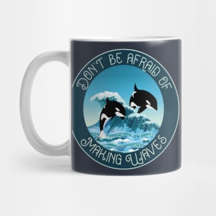 Orca Killer Whale, Making waves Mug